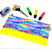 Image 1 of Rainbow Bubble Pencil Case