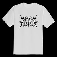 Silent Despair T-Shirt (White Black)