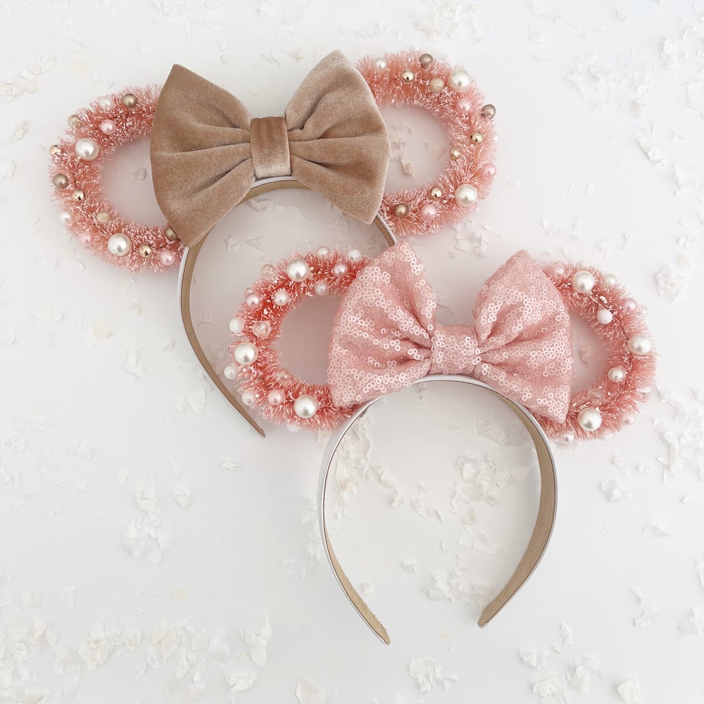 Image of Blush Wreath Ears - PREORDER