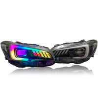 Image 1 of 15-21 WRX *BRAND NEW IN BOX* Subispeed V1 RGB/LED Headlights w/ Sequential Turn Signals