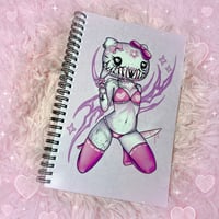 Image 1 of Hell Kitty babe spiral note-book