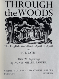 Image 2 of Through The Woods by H.E.Bates illustrations by Agnes Miller Parker