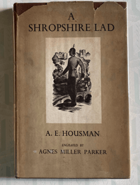 Image 1 of A Shropshire Lad engraved by Agnes Miller Parker