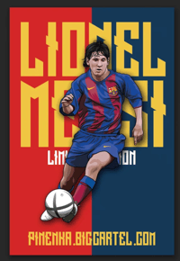 Messi Barcelona Pin Badge