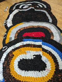 Image 1 of Crochet Upcycled T-shirt Rug