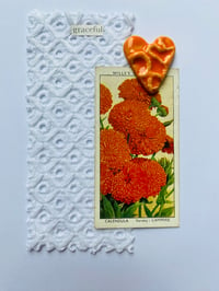 Image 3 of Handmade Cards: Vintage Floral Cigarette Cards