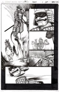 INKED SIGNED ORIGINAL PAGE KOMUSO