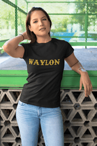 Image 1 of Waylon Jennings Custom Made TShirt