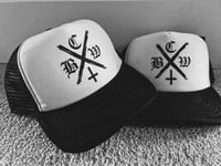Image 2 of b.c.w X hc retro foam trucker cap mesh back