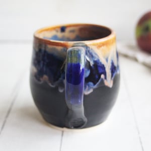 Image of Colorful Handcrafted Pottery Mug, 16 Ounce Capacity, Made in USA