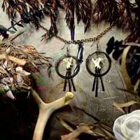Small Vertebrae Dangle Earrings