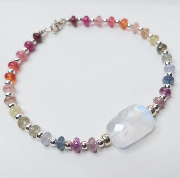 Image of Rainbow Moonstone Bracelet
