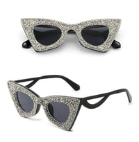 Image 9 of Petite Cat Eye Glam Sparkle Glasses (6 Colour Options)