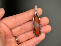 Image 1 of Red Jasper with quartz 