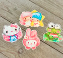 The Land of Cute - set of 4 vinyl stickers