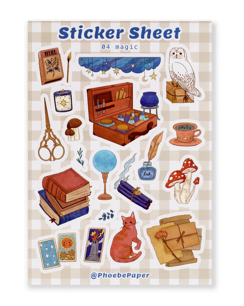 Image of Sticker Sheet 04 Magic