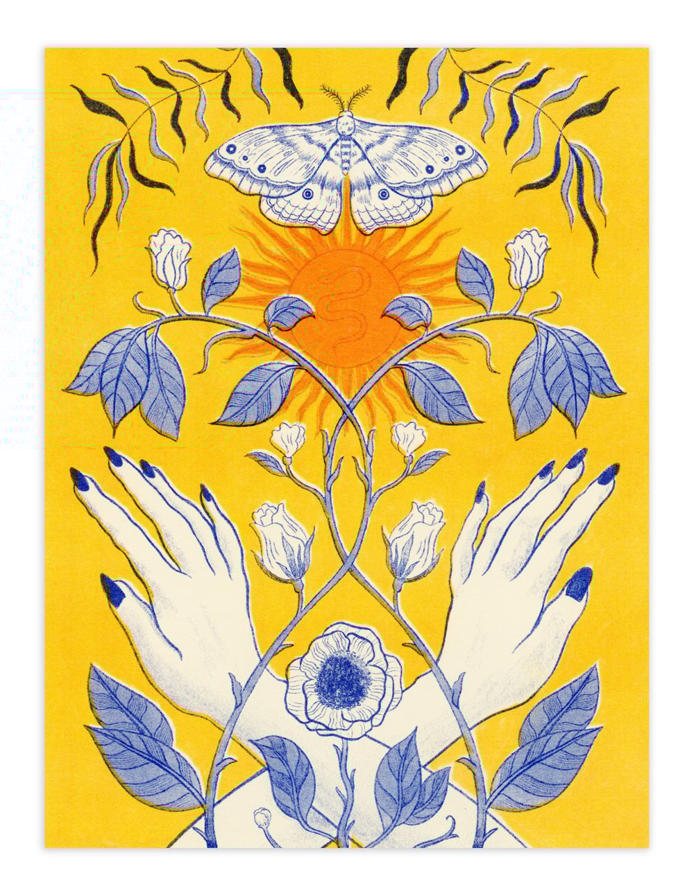 Image of Riso Print The Magic Hands