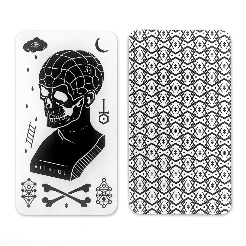 Image of Phrenology Skull Card