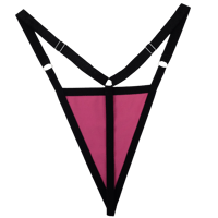Image 2 of Fuchsia Metallic Spandex G-String
