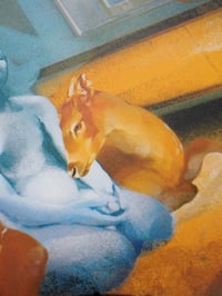 Image 2 of Warm in Blue A2 Screenprint