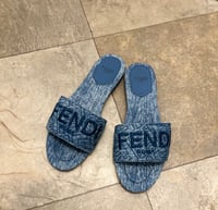 FF Denim Slides