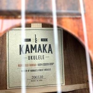 Image of Kamaka Concert Size Ukulele Model HF-2 (Used, Mint Condition)