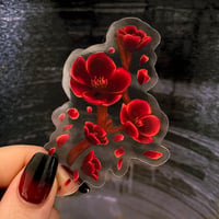 Cherry Blossom Transparent Sticker