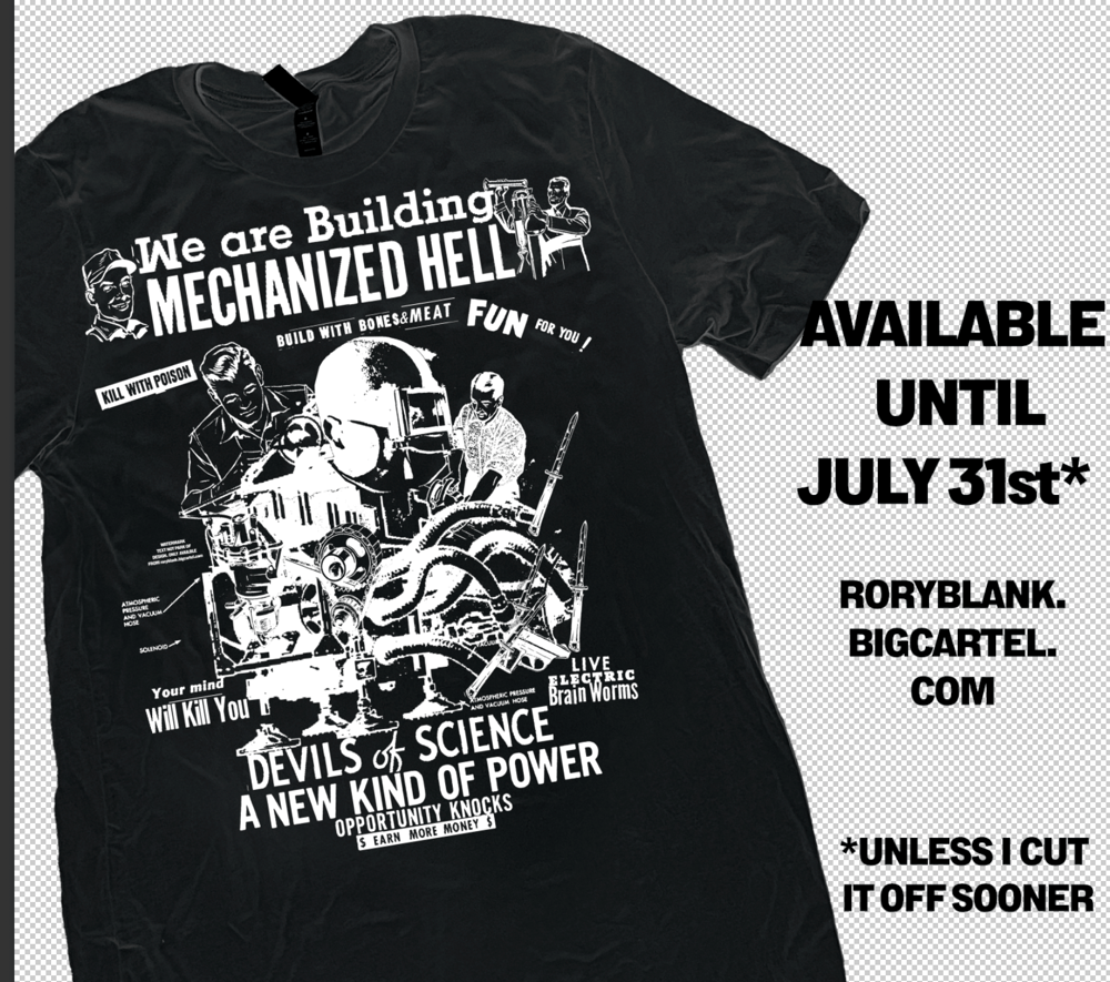 Image of Mechanized Hell (available until July 31st) - black