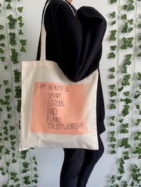 Self-love Affirmations tote bag