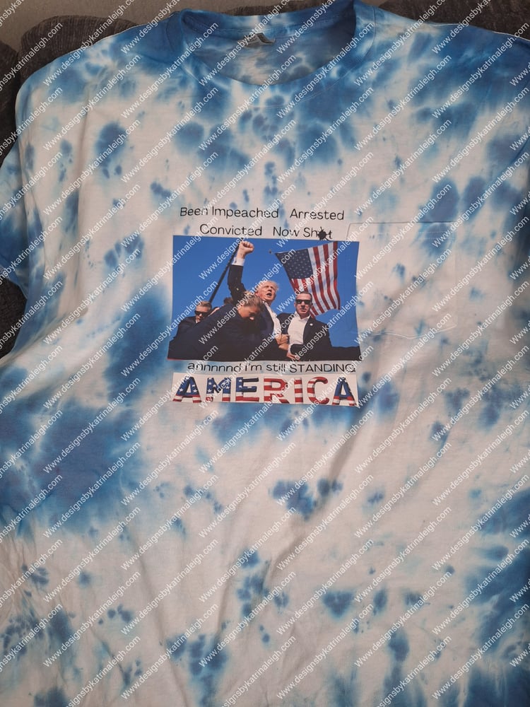 Image of Trymp tye dye tshirt 