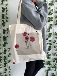 Flowers tote bag