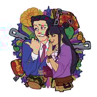 Image 2 of Ace Attorney Maya & Phoenix Gossip Charm!