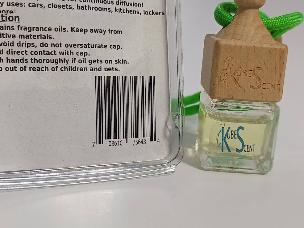 Image of Ice Kube Car Air Freshener - Masculine, Premium Fragrance, Odor Eliminator, Fresh Smell, Car Diffuse