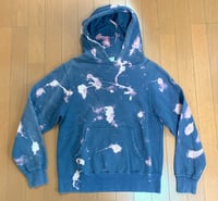 Image 1 of Buzz Rickson splatter print hooded sweat shirt, size S