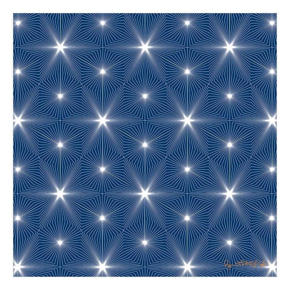 Image of Cube Tesselation - Dark Cyan