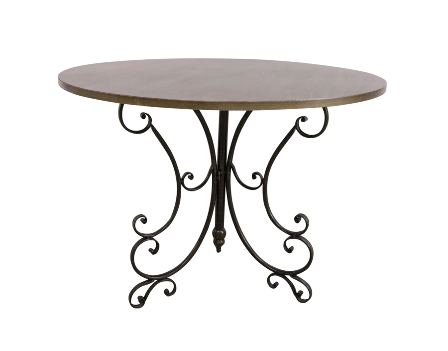 Image of French Garden Table BRONZE. 