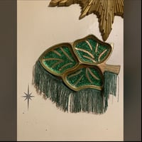 Image 4 of Green Tiki Leaf #1