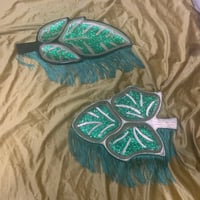 Image 3 of Green Tiki Leaf #2