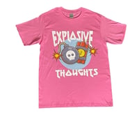 Explosive Thoughts Graphic T-Shirt (Pink)