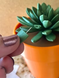 Image 3 of Push Pin Succlent Plant 3D Printed | Home & Office Functional Decor