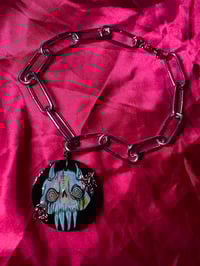 Image 1 of Blueish Anxiety Skull Chain