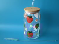 Strawberry Glass Cup