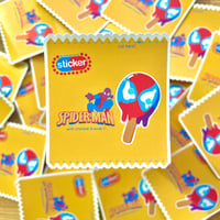 Image 3 of Melted Spider-Friends Popsicle Stickers