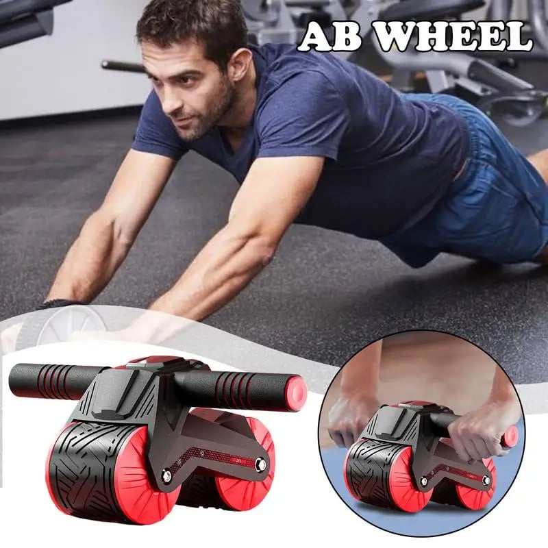 Automatic Abs Roller with Rebound – Quiet Abdominal Exerciser for Home Gym
