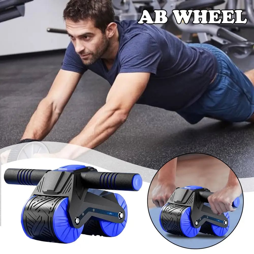 Automatic Abs Roller with Rebound – Quiet Abdominal Exerciser for Home Gym