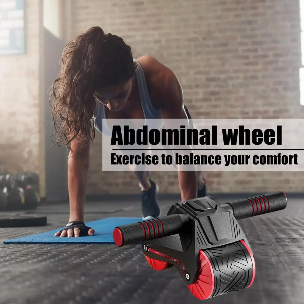 Automatic Abs Roller with Rebound – Quiet Abdominal Exerciser for Home Gym