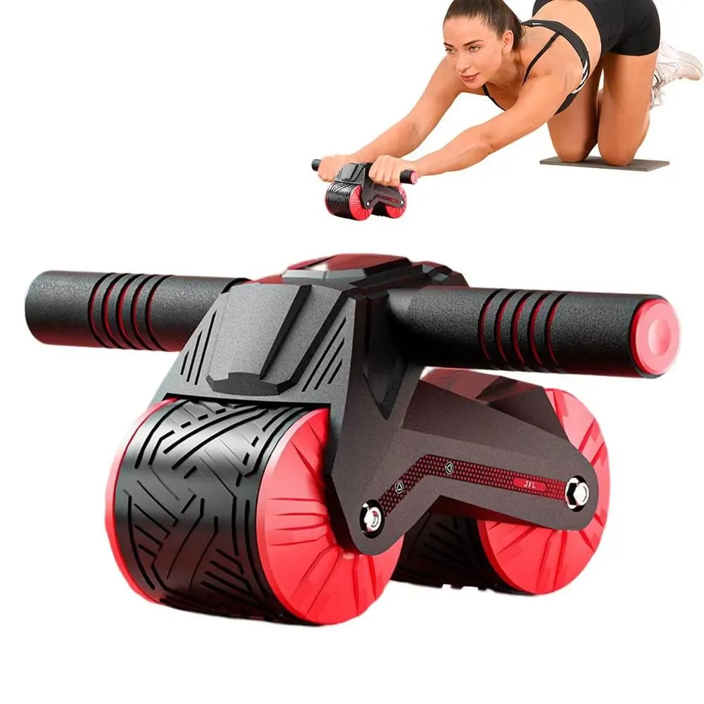 Automatic Abs Roller with Rebound – Quiet Abdominal Exerciser for Home Gym