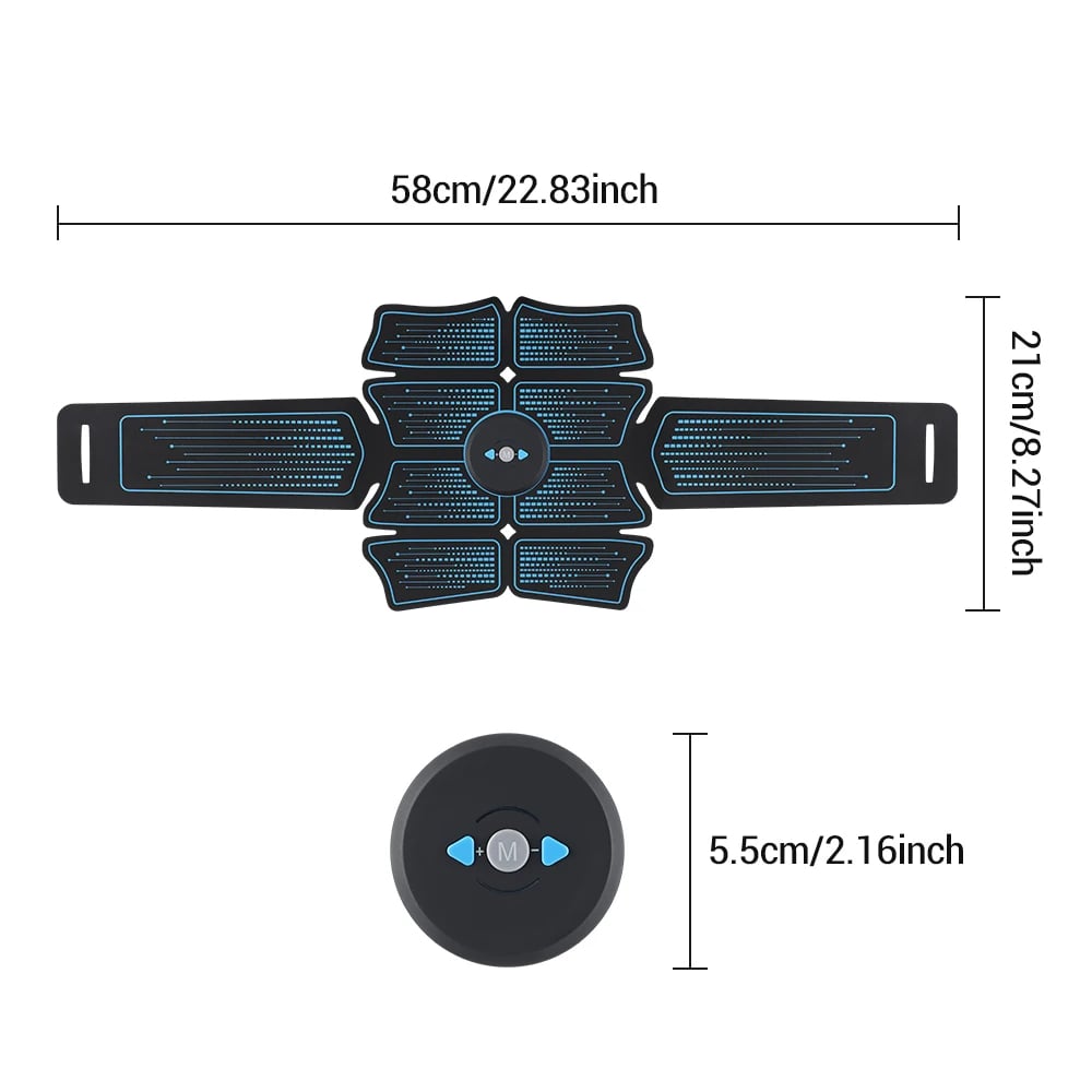 MSL EMS Abdominal Trainer with USB Connectivity for Muscle Stimulation