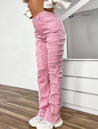 Image 4 of Patchwork Demin Jeans 