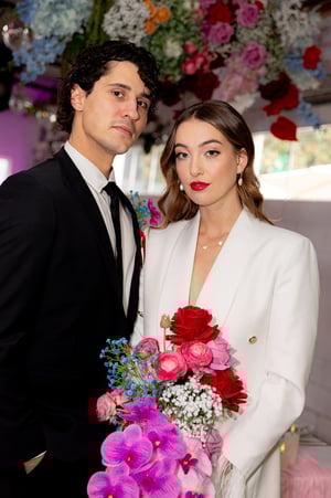 Image of Blazer Mini Dress. White. By NATASAstudio